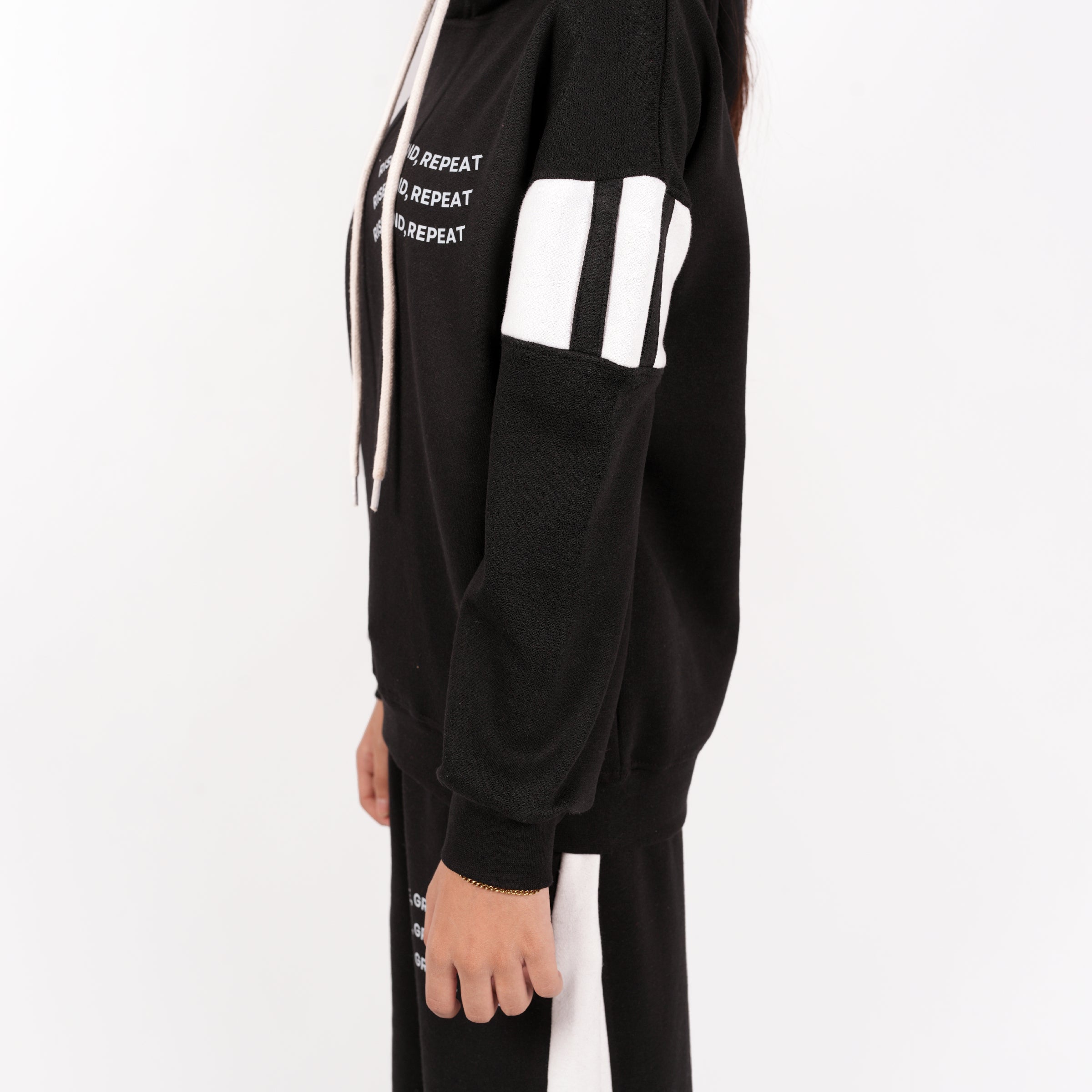 BLACK - MINI ROYALE CO ORD SETS