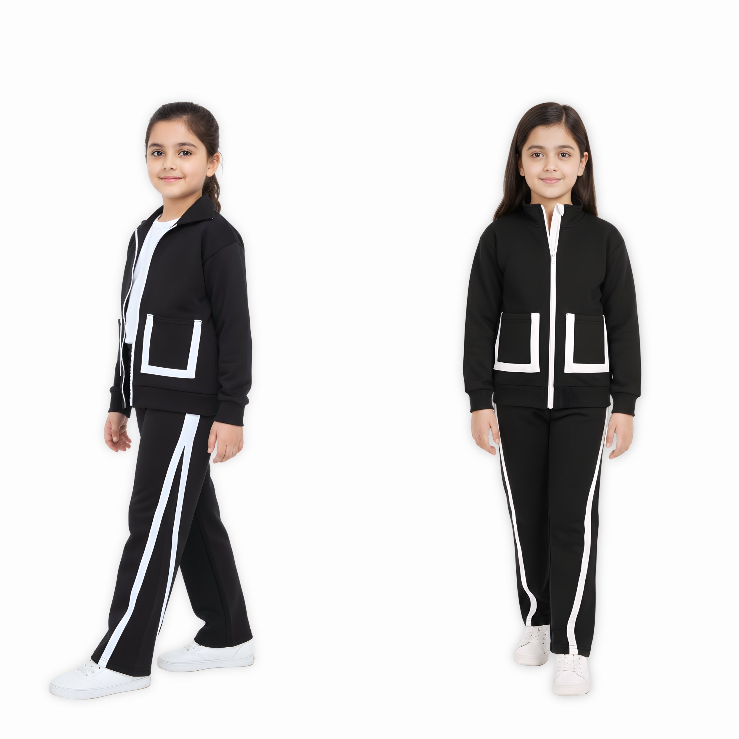 BLACK - MINI LUXE CO ORD SETS