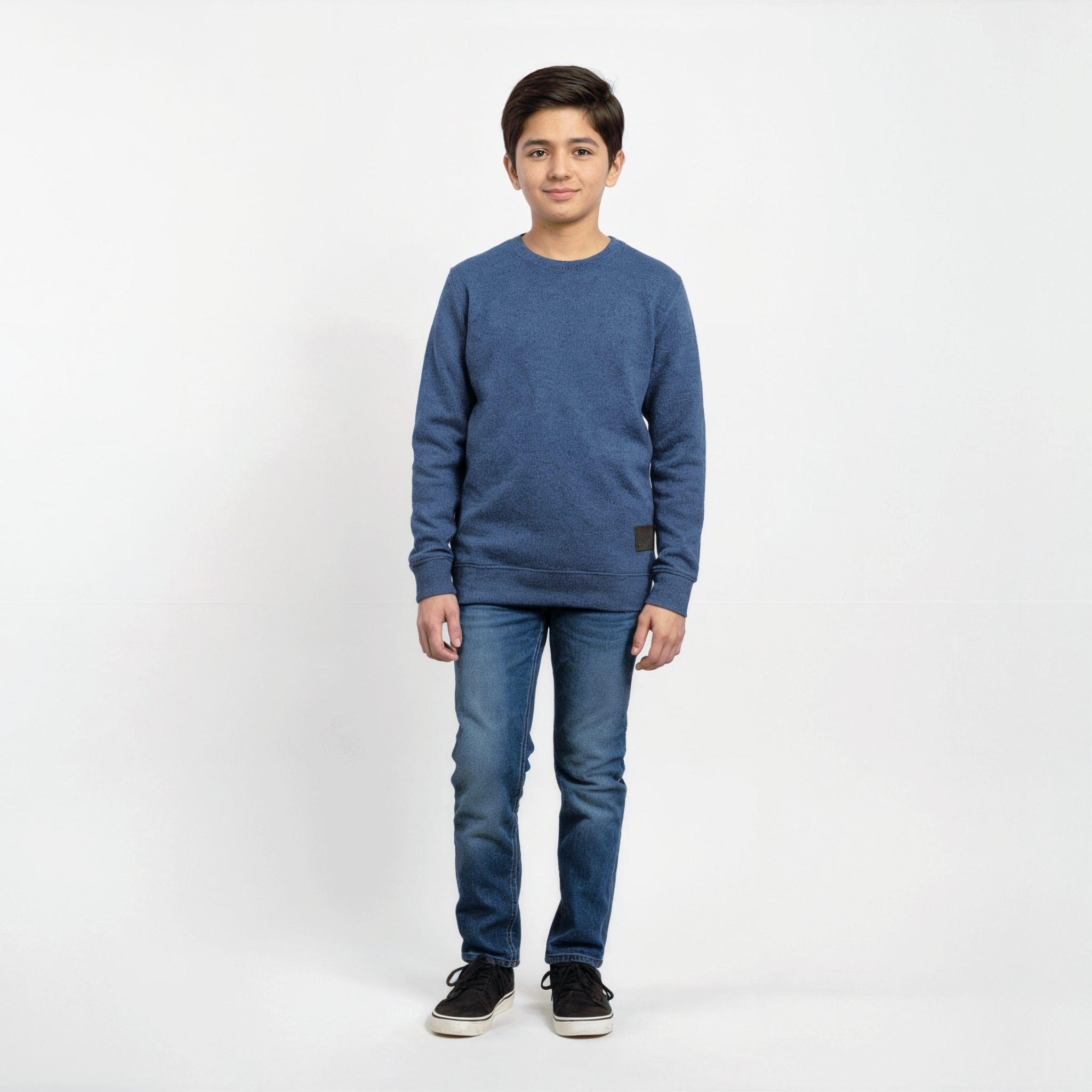 OCEAN KNIT TEXTURED SWEATER