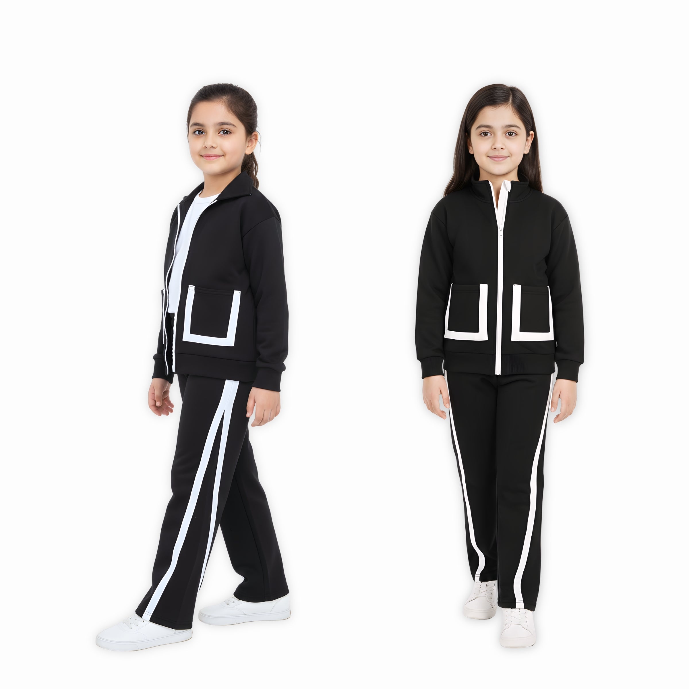 BLACK - MINI LUXE CO ORD SETS