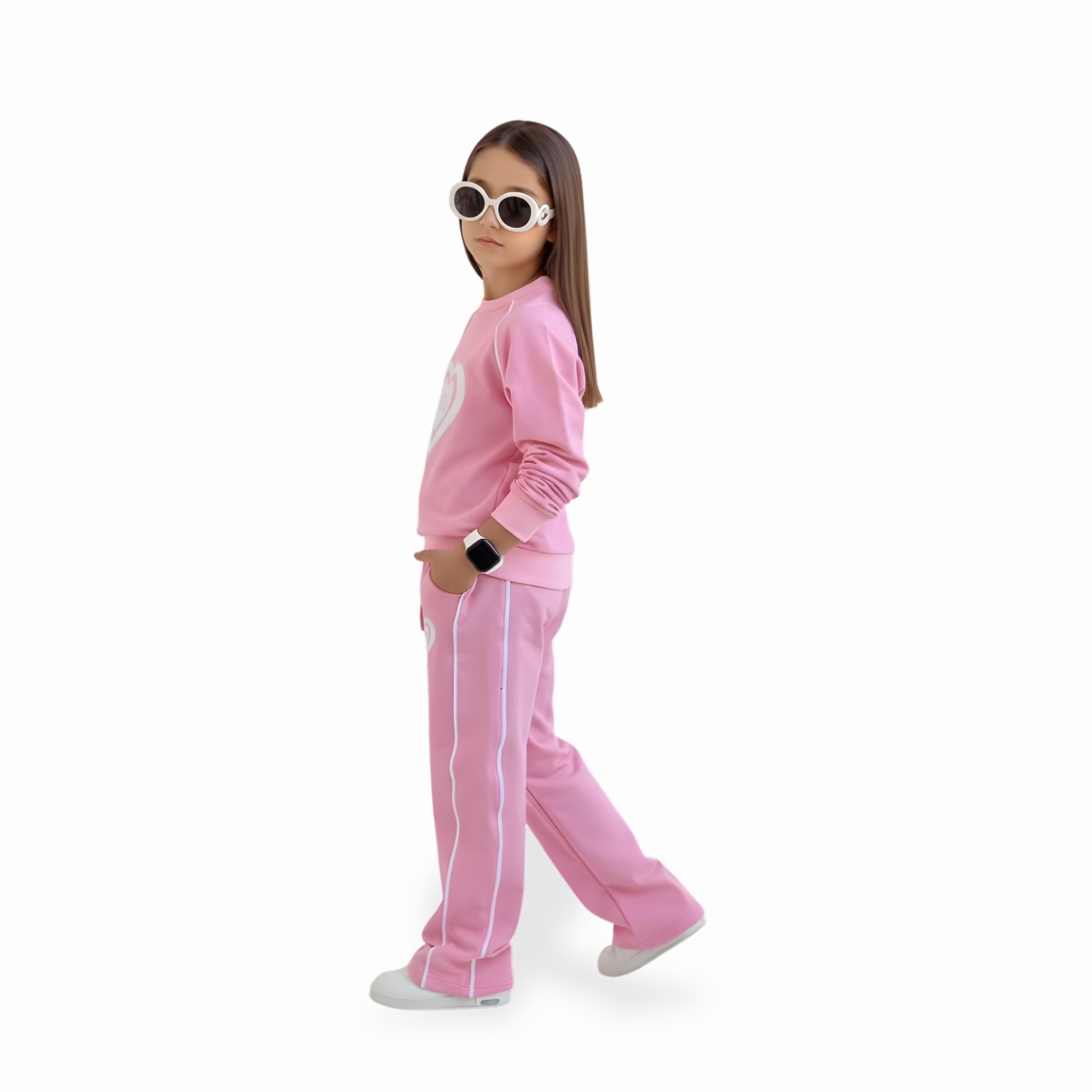 PINK PRINTED CO - ORD SET