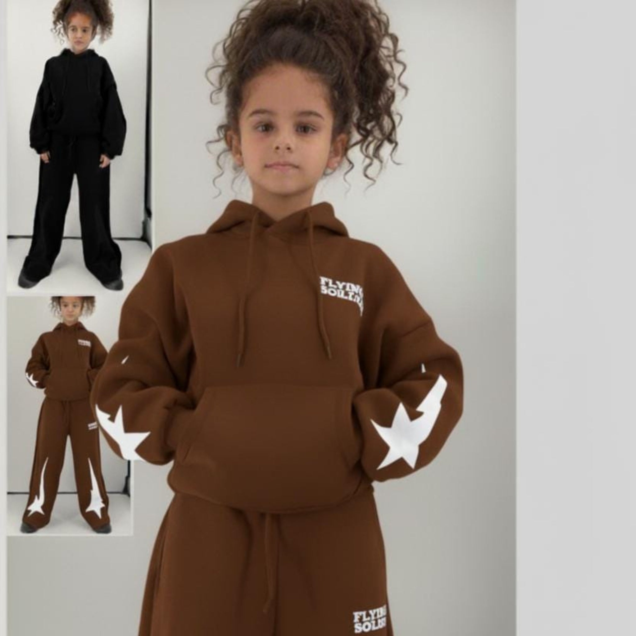 BLACK URBAN STAR OVERSIZED CO - ORD (2 PIECE)