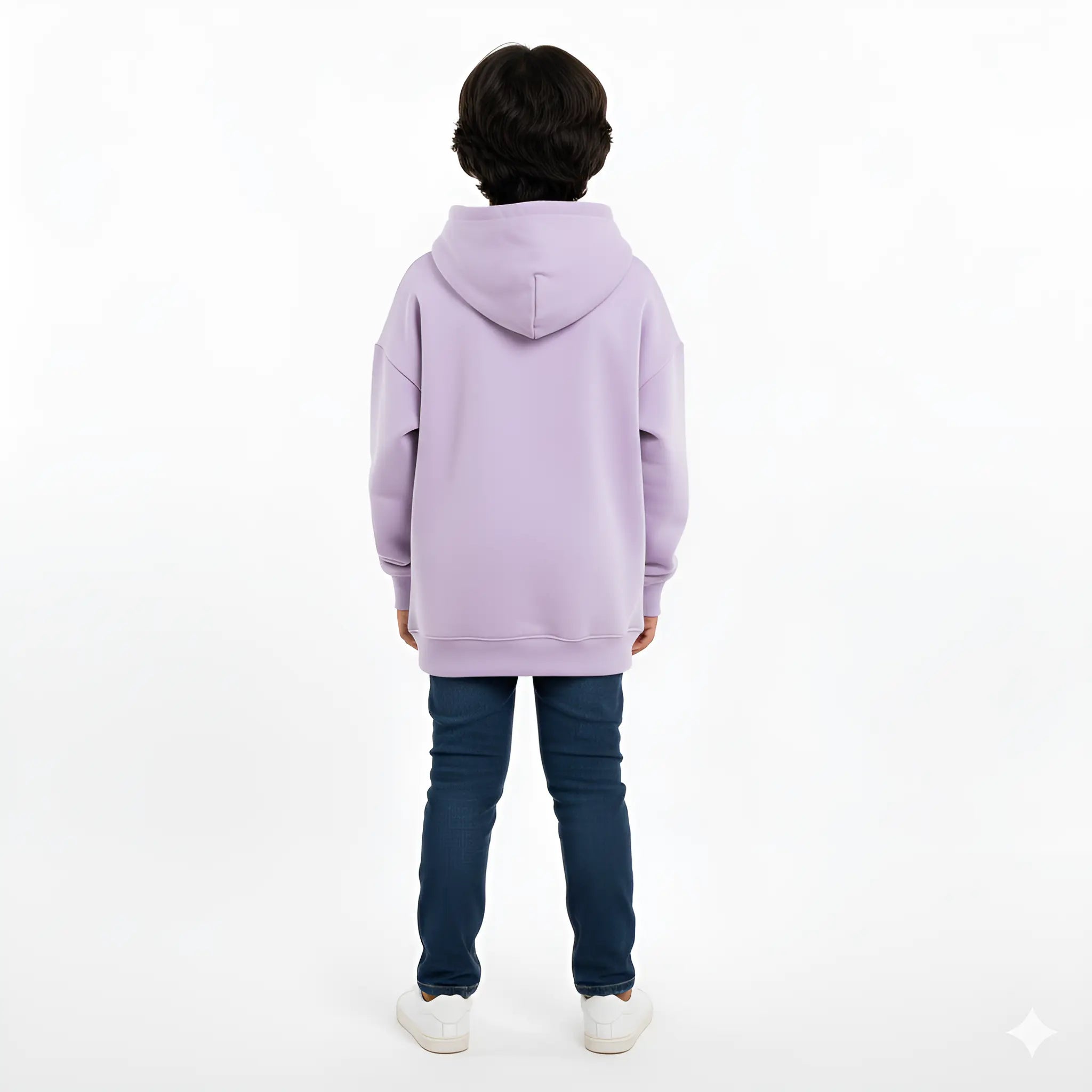 LAVENDER PLAIN OVERSIZED HOODIES Mini Wears
