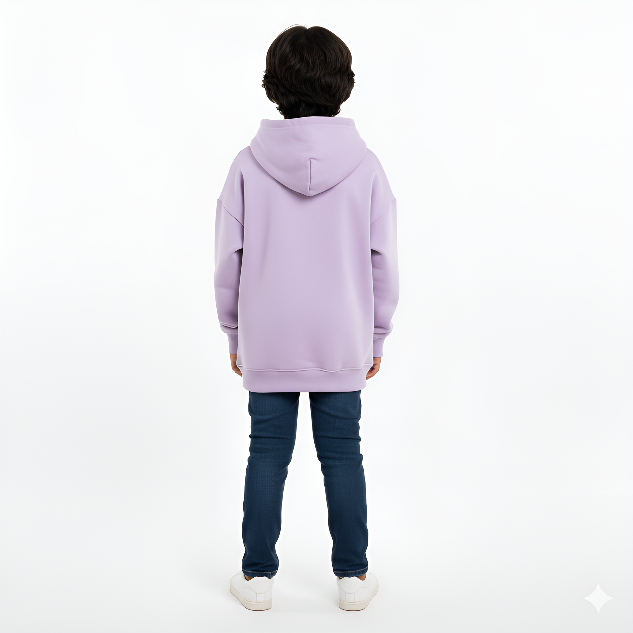 LAVENDER PLAIN OVERSIZED HOODIES