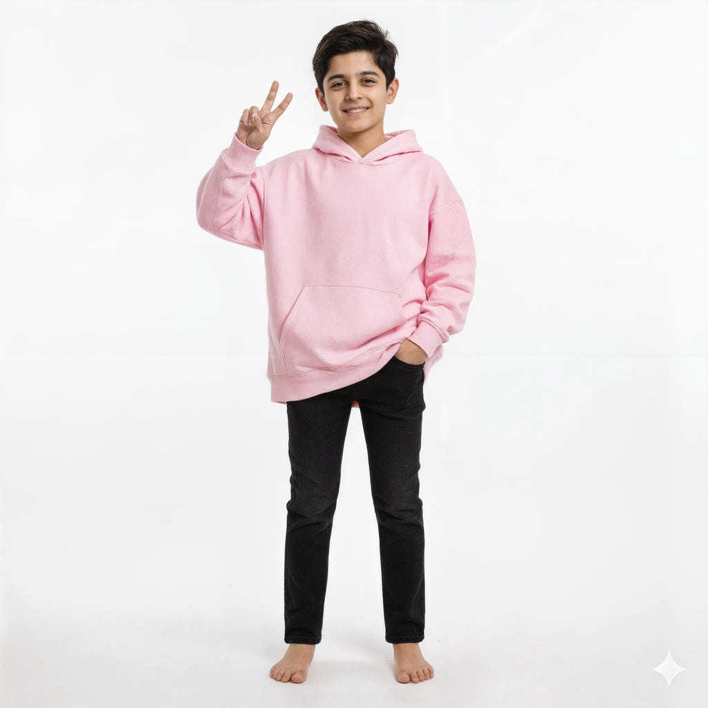 PLAIN OVERSIZED HOODIE